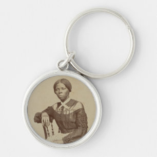 Portrait of Harriet Tubman 1868-69 Keychain