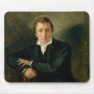 Portrait of Heinrich Heine 1831 Mouse Pad