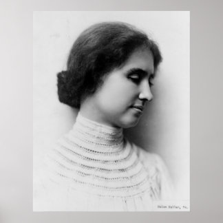 Portrait of Helen Keller Poster