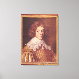 Portrait of Henri Coeffier de Ruze d'Effiat Canvas Print