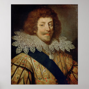 Portrait of Henri  Duke of Montmorency Poster