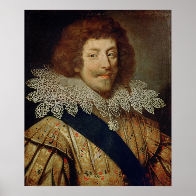 Portrait of Henri  Duke of Montmorency Poster (Front)