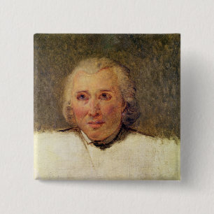 Portrait of Henri Gregoire 2 Inch Square Button
