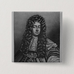 Portrait of Henry Duke of Grafton 2 Inch Square Button
