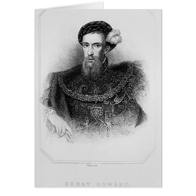 Portrait of Henry Howard  Earl of Surrey (Front)