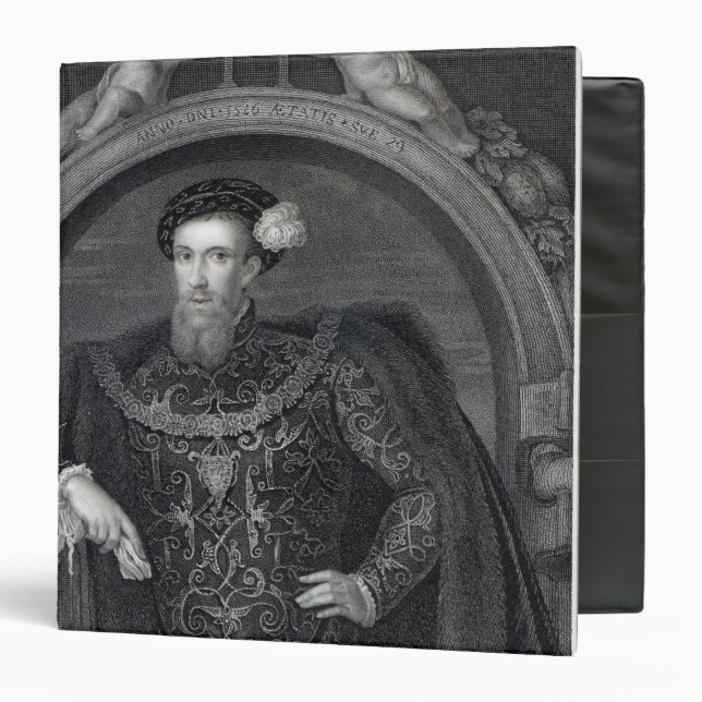 Portrait of Henry Howard  Earl of Surrey Binder (Front/Inside)