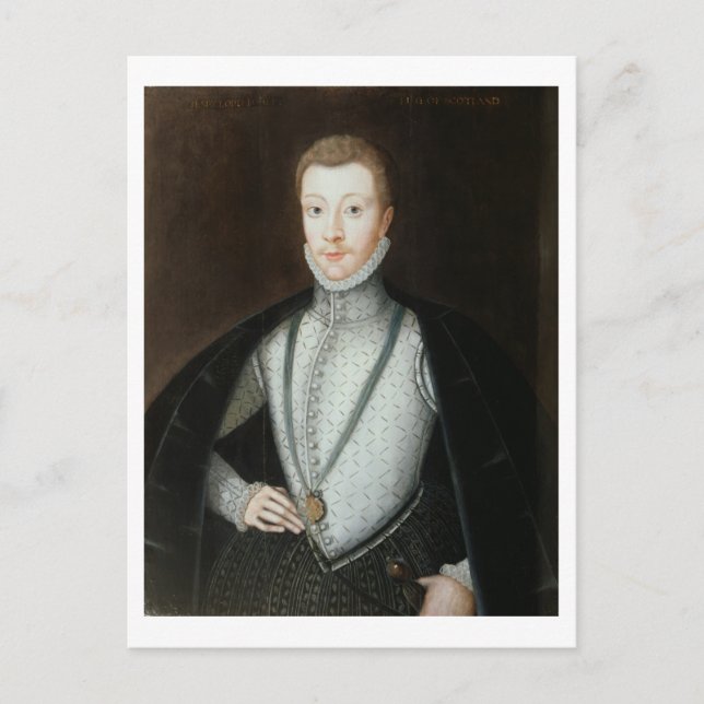 Portrait of Henry Stewart, Earl of Darnley (1545-6 Postcard (Front)