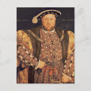 Portrait of Henry VIII aged 49, 1540 Postcard