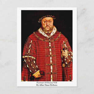 Portrait Of Henry Viii By After Hans Holbein -3 Postcard