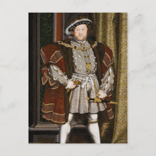 Portrait of Henry VIII by Hans Holbein the Younger Postcard
