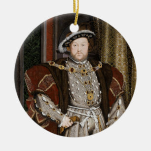 Portrait of Henry VIII (Hans Holbein the Younger) Ceramic Ornament