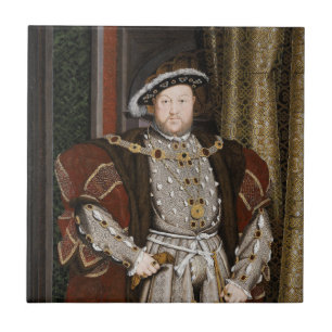 Portrait of Henry VIII (Hans Holbein the Younger) Tile