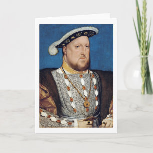 Portrait of Henry VIII of England, Holbein Card