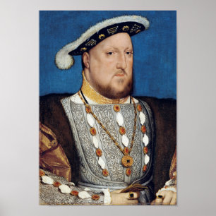 Portrait of Henry VIII of England, Holbein Poster