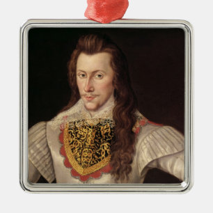 Portrait of Henry Wriothesley 3rd Earl Metal Ornament