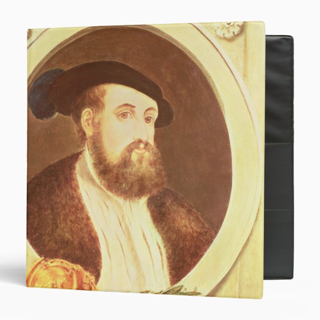 Portrait of Hernan Cortes Binder (Front/Inside)