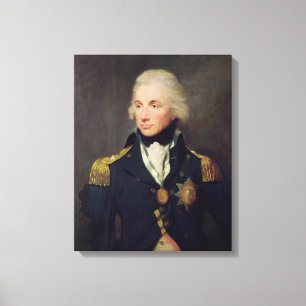Portrait of Horatio Nelson , Viscount Nelson Canvas Print