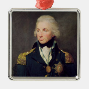 Portrait of Horatio Nelson , Viscount Nelson Metal Ornament