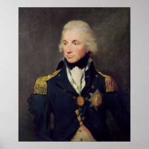 Portrait of Horatio Nelson , Viscount Nelson Poster