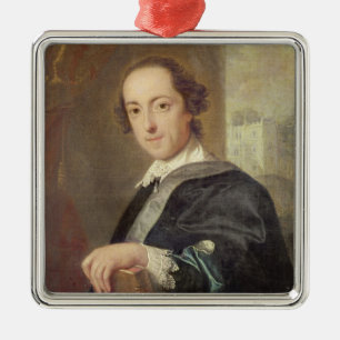 Portrait of Horatio Walpole Metal Ornament