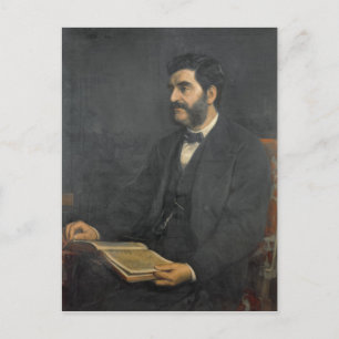 Portrait of Hormuzd Rassam, 1869 Postcard