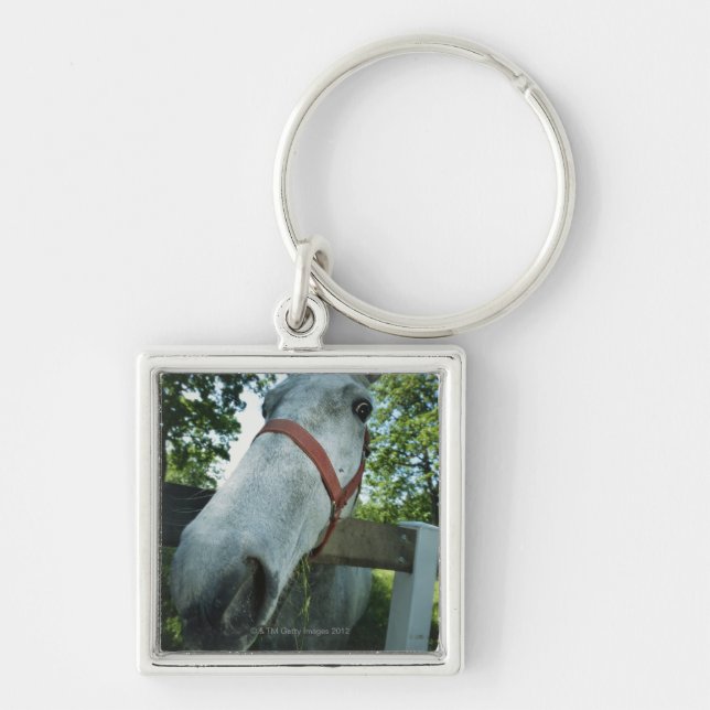Portrait of Horse Keychain (Front)