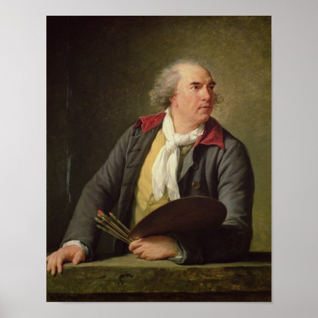 Portrait of Hubert Robert  1788 Poster (Front)