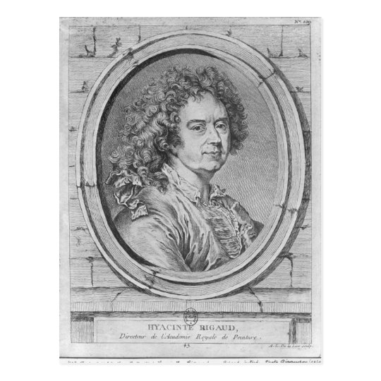 Portrait of Hyacinthe Rigaud, 1752-65 Postcard