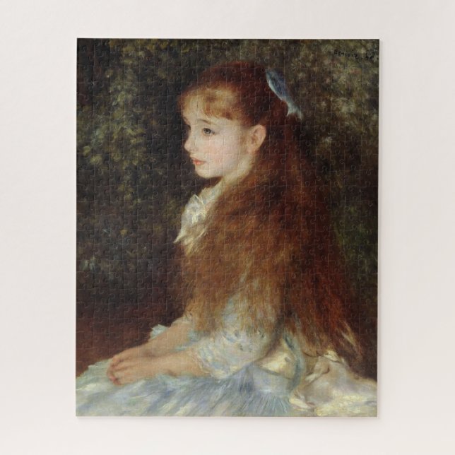 Portrait of Irene - Renoir Impressionist Painting Jigsaw Puzzle (Vertical)