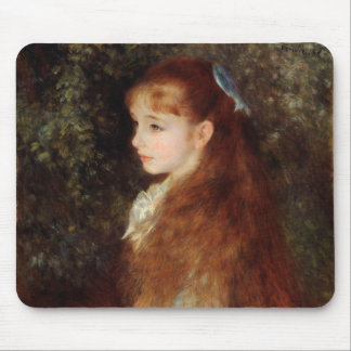 Portrait of Irene - Renoir Impressionist Painting Mouse Pad