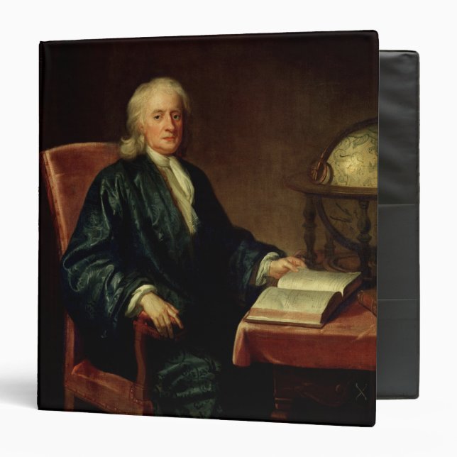Portrait of Isaac Newton , c.1726 Binder (Front/Inside)