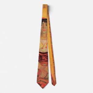Portrait of Italian Woman by Vincent van Gogh Tie
