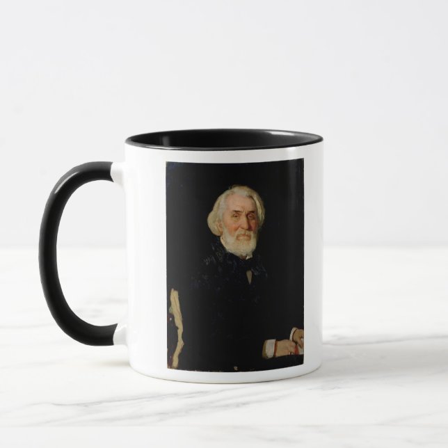 Portrait of Ivan S. Turgenev , 1879 Mug (Left)