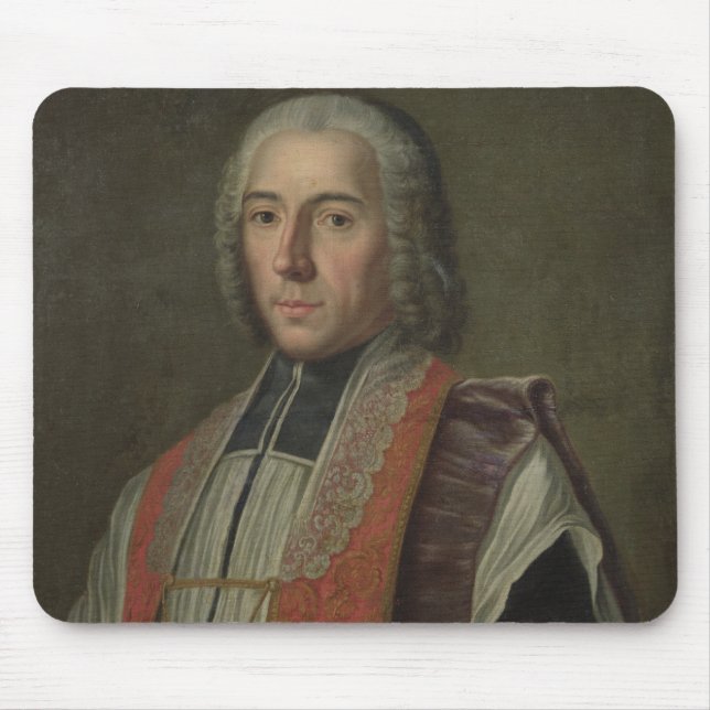 Portrait of Jacques Denis Cochin Mouse Pad (Front)