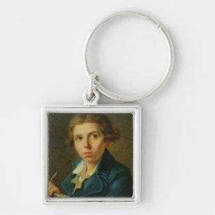 Portrait of Jacques-Louis David as a Youth Keychain