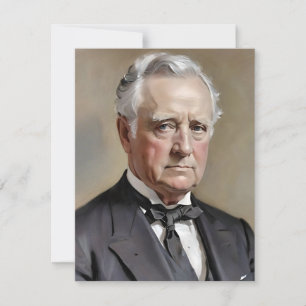Portrait of James Buchanan Holiday Card