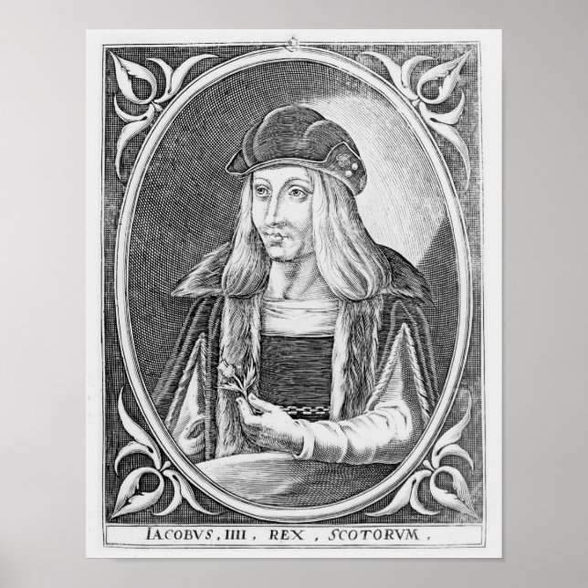 Portrait of James IV of Scotland Poster (Front)
