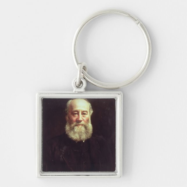 Portrait of James Prescott Joule Keychain (Front)