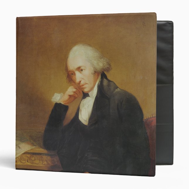 Portrait of James Watt  1792 Binder (Front/Inside)