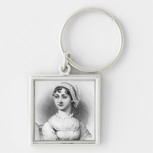 Portrait of Jane Austen Keychain