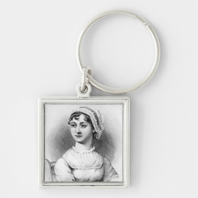 Portrait of Jane Austen Keychain (Front)