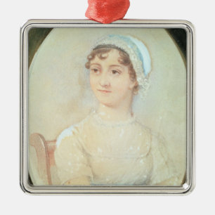 Portrait of Jane Austen Metal Ornament