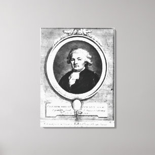 Portrait of Jean-Anthelme Brillat-Savarin Canvas Print