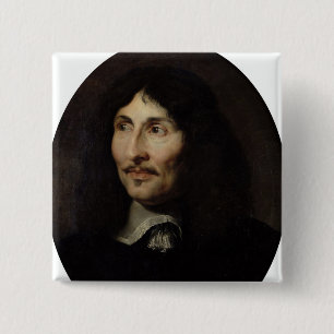 Portrait of Jean-Baptiste Colbert de Torcy 2 Inch Square Button
