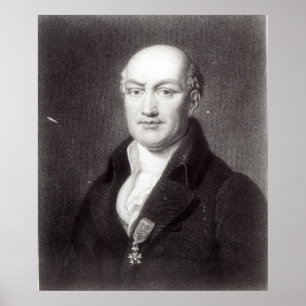 Portrait of Jean Baptiste Joseph Delambre Poster