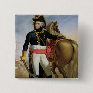 Portrait of Jean Baptiste Kleber 2 Inch Square Button