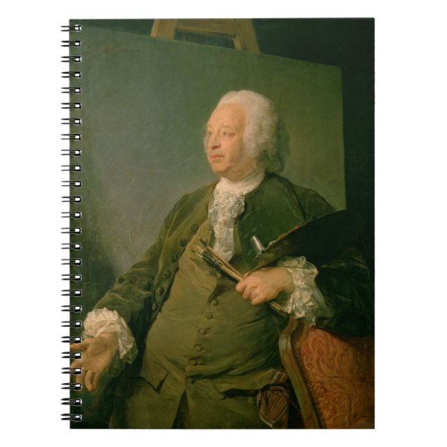 Portrait of Jean-Baptiste Oudry (1686-1755) c.1753 Notebook (Front)