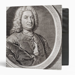 Portrait of Jean Bernoulli  engraved by Binder