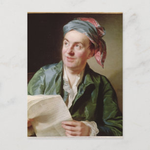 Portrait of Jean-Francois Marmontel  1767 Postcard