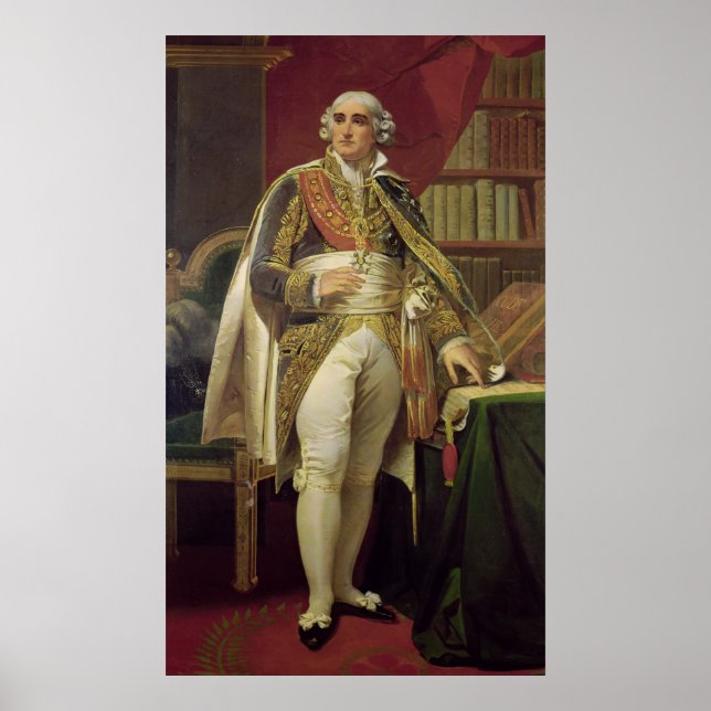 Portrait of Jean-Jacques-Regis de Cambaceres Poster (Front)